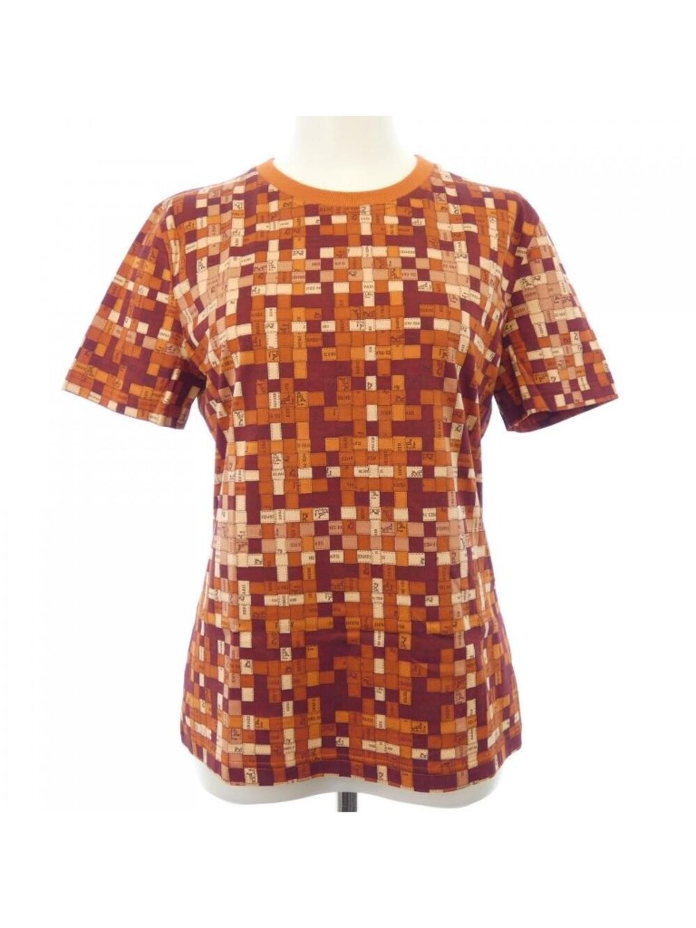 Hermes Bolduc AU Carre Check T-Shirt